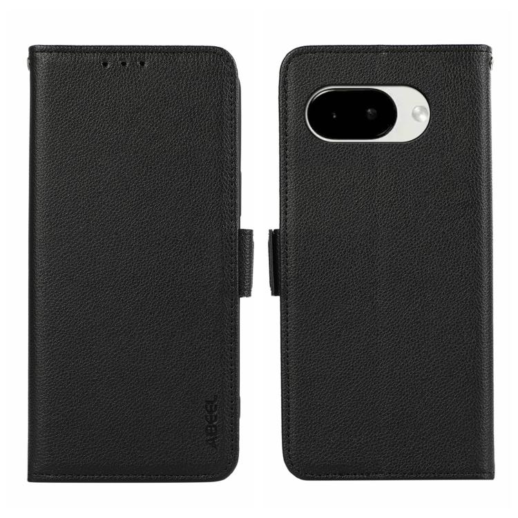 ABEEL Side-Magnetic Litchi Pattern Leather RFID Phone Case, For Google Pixel 11 Pro XL, For Google Pixel 11 / 11 Pro, For Google Pixel 10a, For Google Pixel 9a