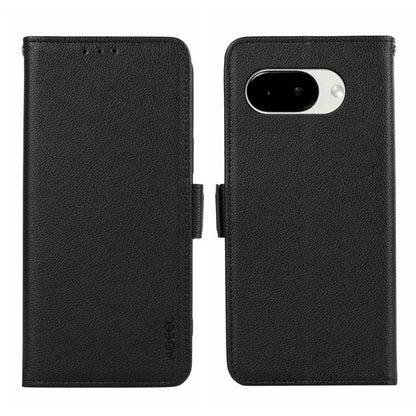 ABEEL Side-Magnetic Litchi Pattern Leather RFID Phone Case, For Google Pixel 11 Pro XL, For Google Pixel 11 / 11 Pro, For Google Pixel 10a, For Google Pixel 9a