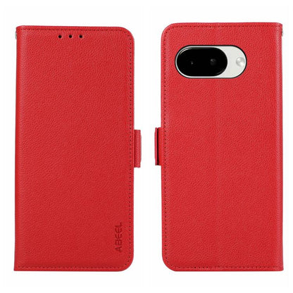 ABEEL Side-Magnetic Litchi Pattern Leather RFID Phone Case, For Google Pixel 10a, For Google Pixel 9a Mobile Accessories - APEXEL INDIA - Mobile Lens - Mobile Camera Lens - Cellphone Accessories - Phone Lens - Smartphone Lens