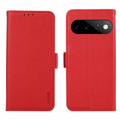 ABEEL Side-Magnetic Litchi Pattern Leather RFID Phone Case, For Google Pixel 11 Pro XL, For Google Pixel 11 / 11 Pro, For Google Pixel 10a, For Google Pixel 9a