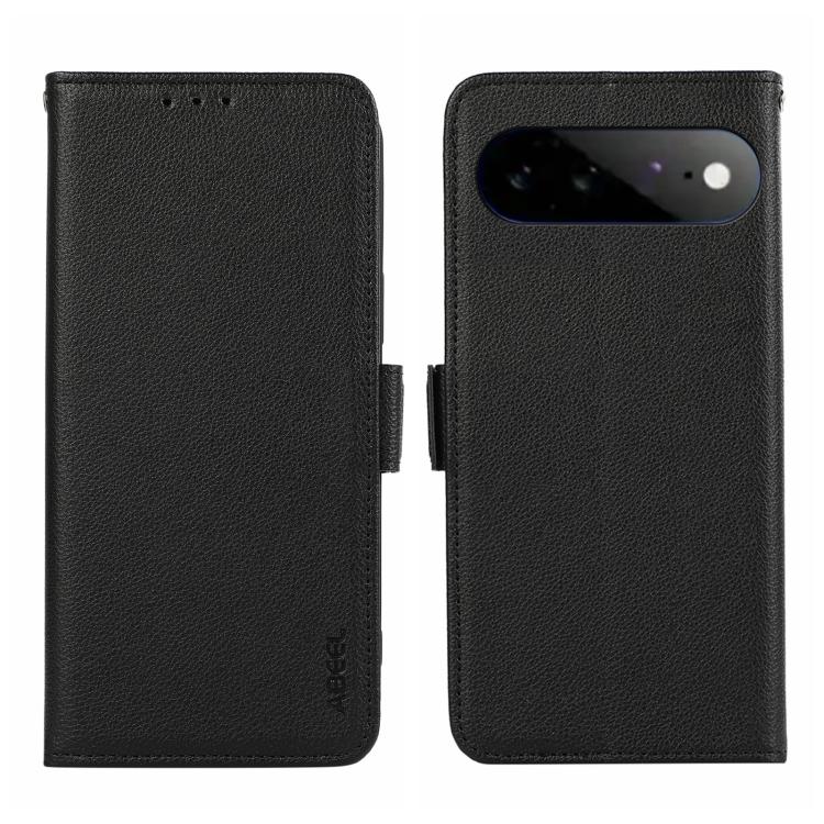 ABEEL Side-Magnetic Litchi Pattern Leather RFID Phone Case, For Google Pixel 11 Pro XL, For Google Pixel 11 / 11 Pro, For Google Pixel 10a, For Google Pixel 9a