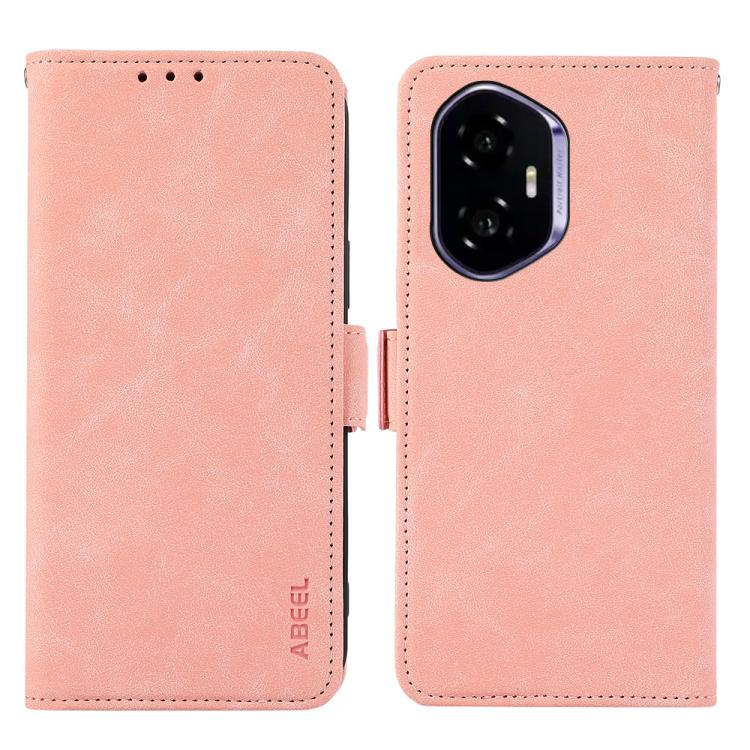 ABEEL Frosted Magnetic RFID Leather Phone Case, For Honor 400 Global 156.5mm, For Honor X9C 5G Global