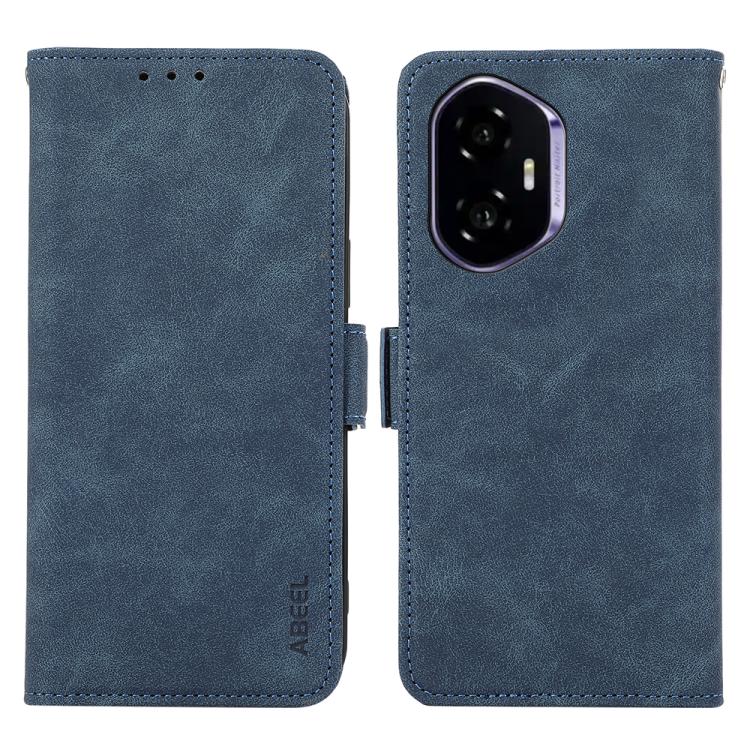 ABEEL Frosted Magnetic RFID Leather Phone Case, For Honor 400 Global 156.5mm, For Honor X9C 5G Global