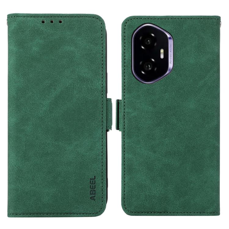 ABEEL Frosted Magnetic RFID Leather Phone Case, For Honor 400 Global 156.5mm, For Honor X9C 5G Global