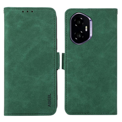 ABEEL Frosted Magnetic RFID Leather Phone Case, For Honor 400 Global 156.5mm, For Honor X9C 5G Global