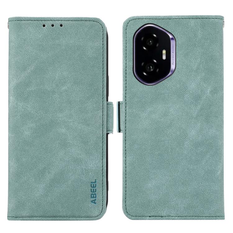 ABEEL Frosted Magnetic RFID Leather Phone Case, For Honor 400 Global 156.5mm, For Honor X9C 5G Global