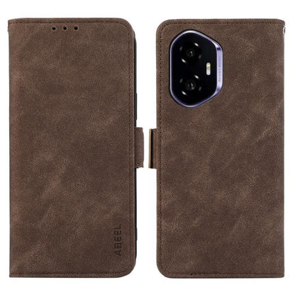 ABEEL Frosted Magnetic RFID Leather Phone Case, For Honor 400 Global 156.5mm, For Honor X9C 5G Global