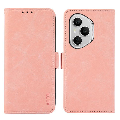 ABEEL Frosted Magnetic RFID Leather Phone Case, For Honor 400 Smart / X7d 5G Global, For Honor X6c 4G, For Honor 400 Pro Global 160.8mm, For Honor 400 Lite Global