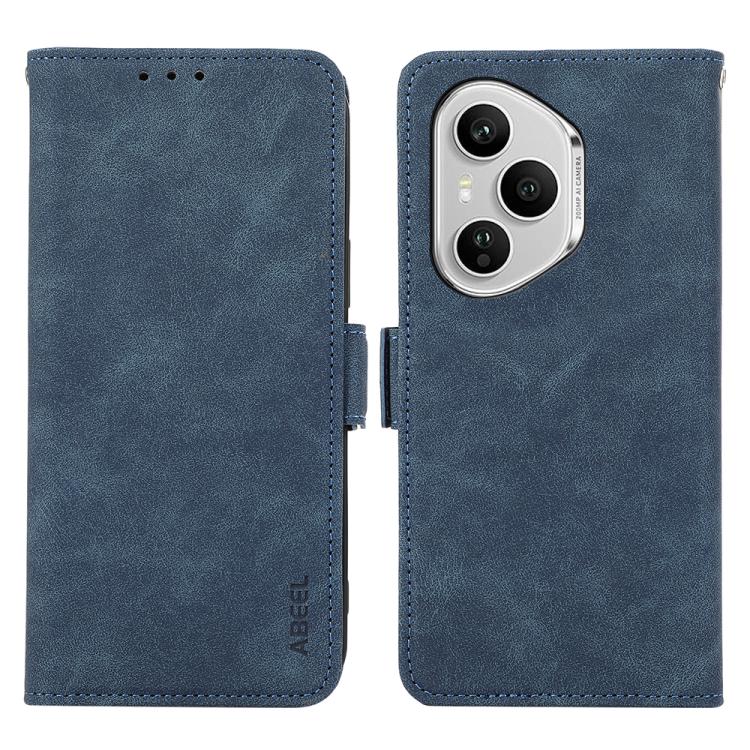 ABEEL Frosted Magnetic RFID Leather Phone Case, For Honor 400 Smart / X7d 5G Global, For Honor X6c 4G, For Honor 400 Pro Global 160.8mm, For Honor 400 Lite Global