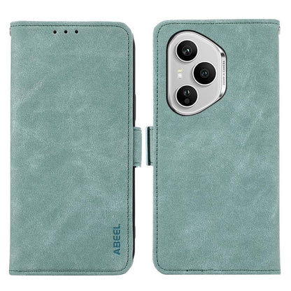 ABEEL Frosted Magnetic RFID Leather Phone Case, For Honor 400 Smart / X7d 5G Global, For Honor X6c 4G, For Honor 400 Pro Global 160.8mm, For Honor 400 Lite Global