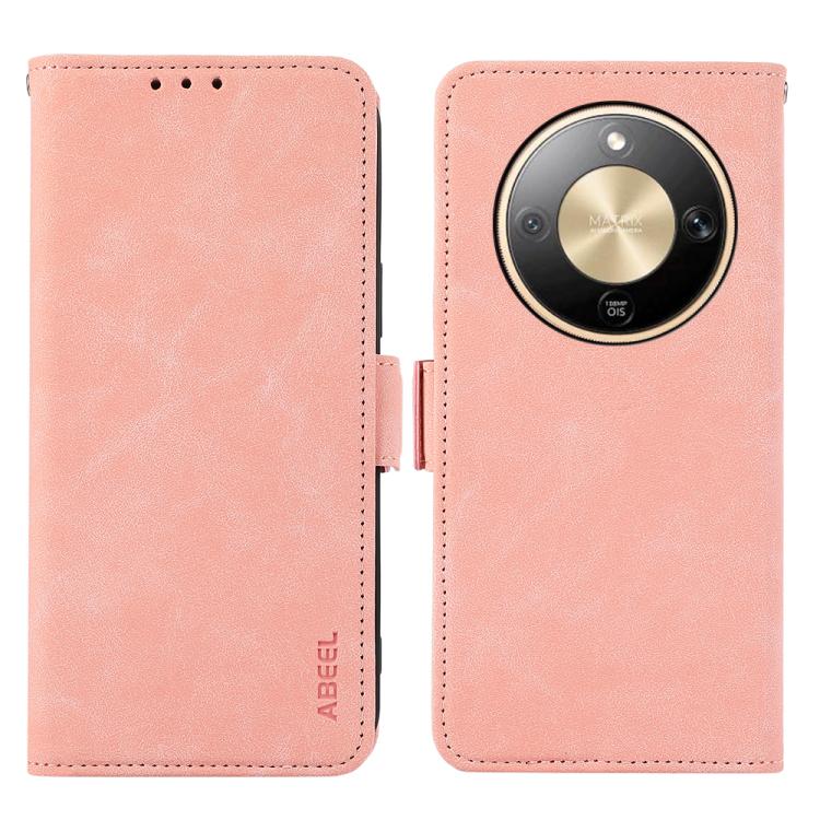 ABEEL Frosted Magnetic RFID Leather Phone Case, For Honor 600 Global / 600 Pro Global, For Honor 600 Lite Global, For Honor X8d 4G, For Honor X9d 5G