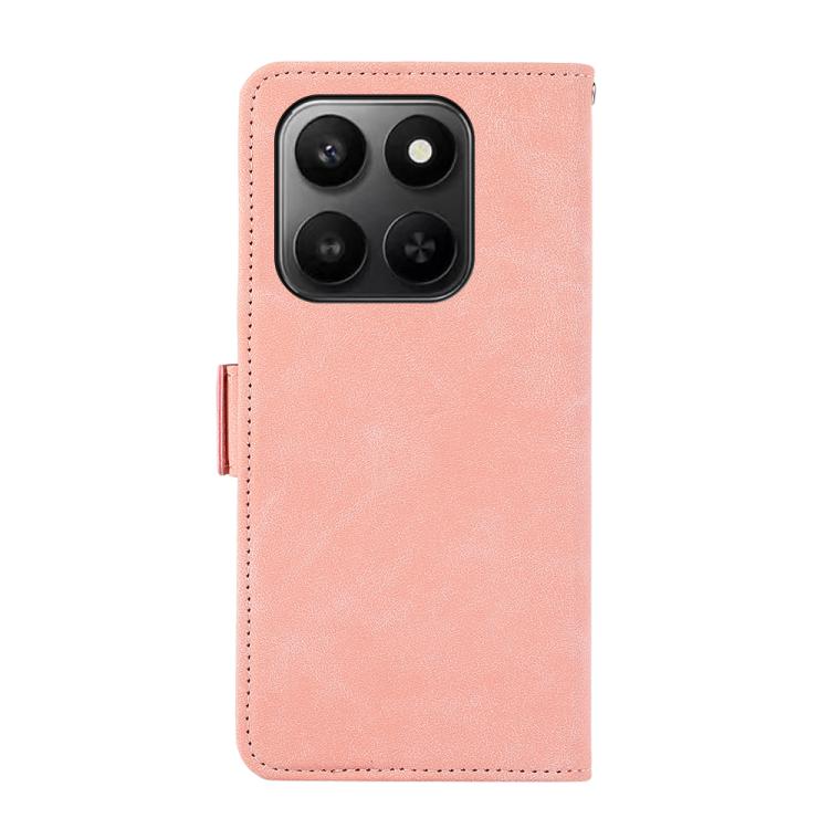 ABEEL Frosted Magnetic RFID Leather Phone Case, For Honor 400 Smart / X7d 5G Global, For Honor X6c 4G, For Honor 400 Pro Global 160.8mm, For Honor 400 Lite Global