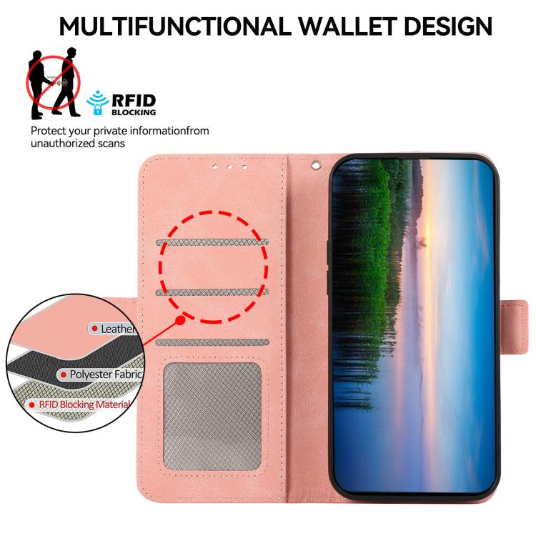 ABEEL Frosted Magnetic RFID Leather Phone Case, For Honor 400 Smart / X7d 5G Global, For Honor X6c 4G, For Honor 400 Pro Global 160.8mm, For Honor 400 Lite Global