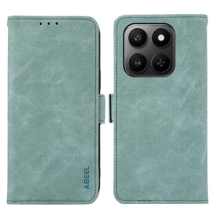 ABEEL Frosted Magnetic RFID Leather Phone Case, For Honor 400 Smart / X7d 5G Global, For Honor X6c 4G, For Honor 400 Pro Global 160.8mm, For Honor 400 Lite Global