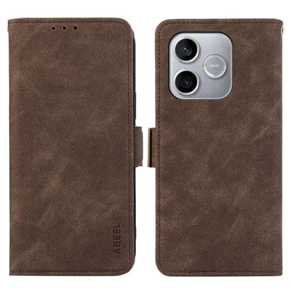 ABEEL Frosted Magnetic RFID Leather Phone Case, For Honor 600 Global / 600 Pro Global, For Honor 600 Lite Global, For Honor X8d 4G, For Honor X9d 5G
