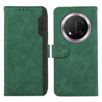 ABEEL Color Block Magnetic RFID Leather Phone Case, For Honor 400 Global 156.5mm, For Honor X9C 5G Global