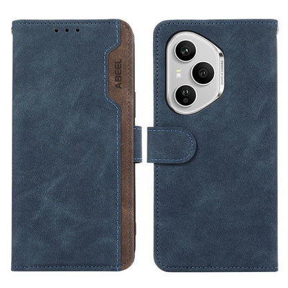 ABEEL Color Block Magnetic RFID Leather Phone Case, For Honor 400 Smart / X7d 5G Global, For Honor X6c 4G, For Honor 400 Pro Global 160.8mm, For Honor 400 Lite Global