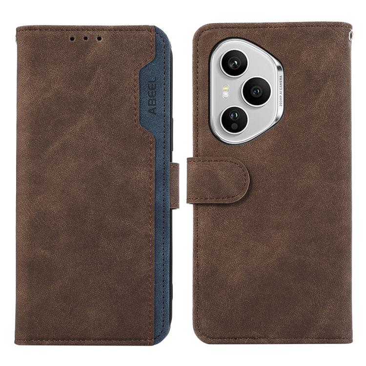 ABEEL Color Block Magnetic RFID Leather Phone Case, For Honor X6c 4G, For Honor 400 Pro Global 160.8mm, For Honor 400 Lite Global, For Honor 400 Global 156.5mm Mobile Accessories - APEXEL INDIA - Mobile Lens - Mobile Camera Lens - Cellphone Accessories - Phone Lens - Smartphone Lens