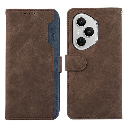 ABEEL Color Block Magnetic RFID Leather Phone Case, For Honor X6c 4G, For Honor 400 Pro Global 160.8mm, For Honor 400 Lite Global, For Honor 400 Global 156.5mm Mobile Accessories - APEXEL INDIA - Mobile Lens - Mobile Camera Lens - Cellphone Accessories - Phone Lens - Smartphone Lens