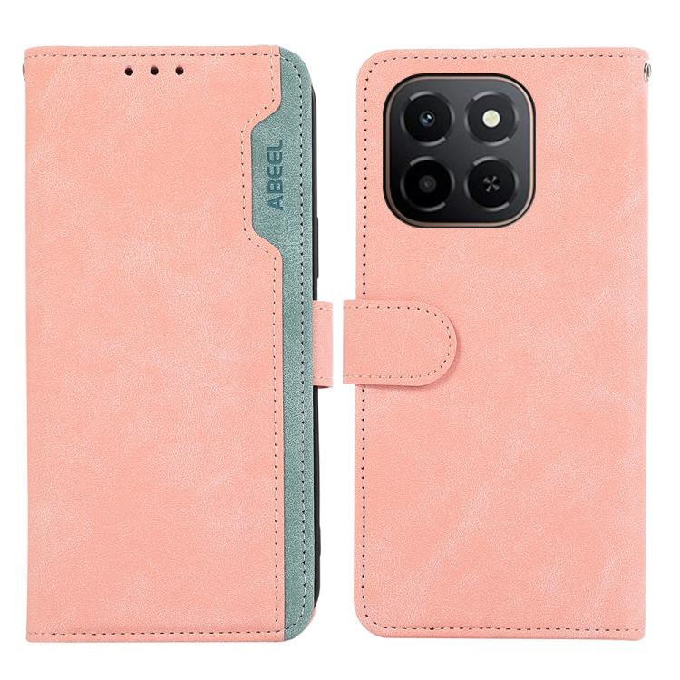 ABEEL Color Block Magnetic RFID Leather Phone Case, For Honor X6c 4G, For Honor 400 Pro Global 160.8mm, For Honor 400 Lite Global, For Honor 400 Global 156.5mm Mobile Accessories - APEXEL INDIA - Mobile Lens - Mobile Camera Lens - Cellphone Accessories - Phone Lens - Smartphone Lens