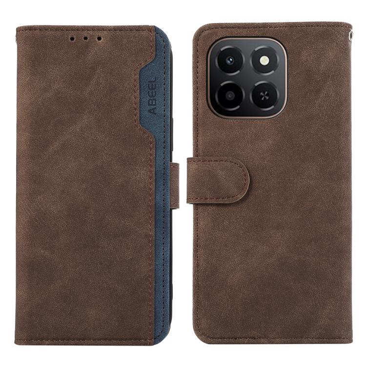 ABEEL Color Block Magnetic RFID Leather Phone Case, For Honor X6c 4G, For Honor 400 Pro Global 160.8mm, For Honor 400 Lite Global, For Honor 400 Global 156.5mm Mobile Accessories - APEXEL INDIA - Mobile Lens - Mobile Camera Lens - Cellphone Accessories - Phone Lens - Smartphone Lens