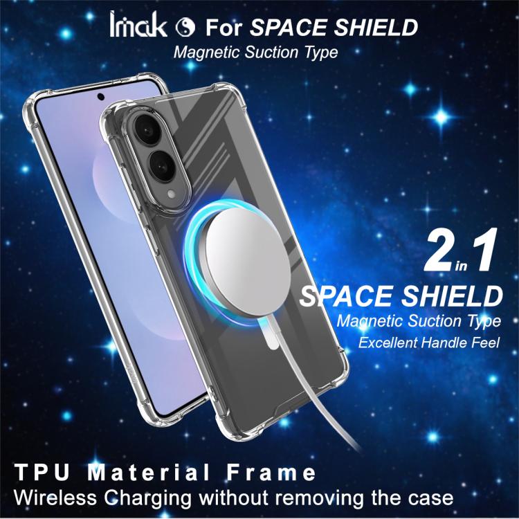 IMAK Space Shield PC + TPU Airbag Shockproof MagSafe Phone Case, For Samsung Galaxy S25 Edge 5G, For Samsung Galaxy S25 5G, For Samsung Galaxy S25+ 5G, For Samsung Galaxy S25 Ultra 5G, For Samsung Galaxy S24 Ultra 5G Samsung Accessories - imak - Mobile Lens - Mobile Camera Lens - Cellphone Accessories - Phone Lens - Smartphone Lens