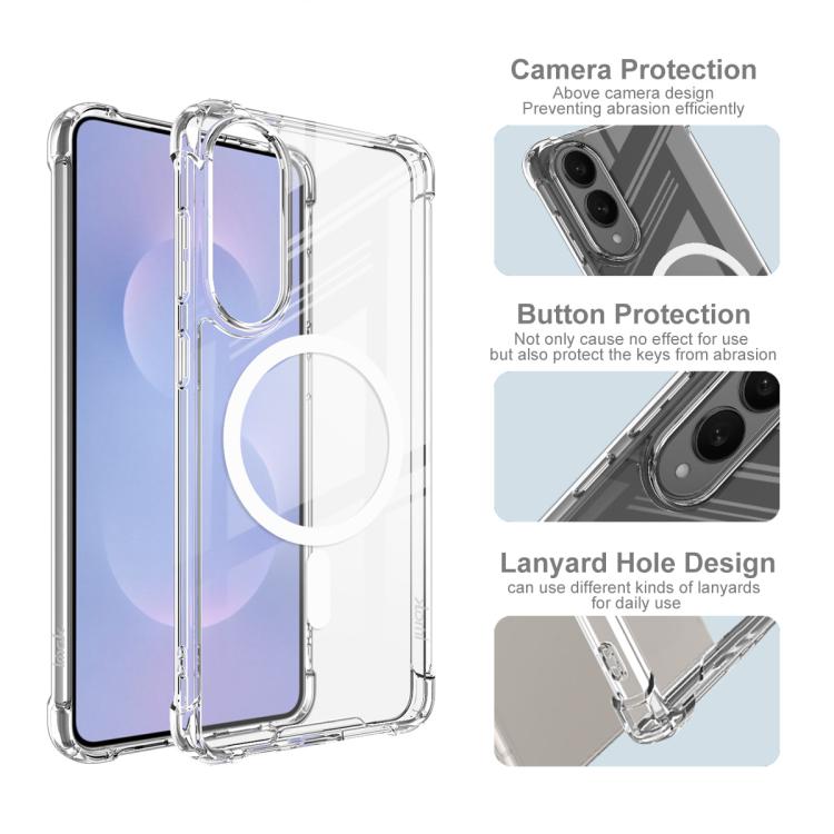 IMAK Space Shield PC + TPU Airbag Shockproof MagSafe Phone Case, For Samsung Galaxy S25 Edge 5G, For Samsung Galaxy S25 5G, For Samsung Galaxy S25+ 5G, For Samsung Galaxy S25 Ultra 5G, For Samsung Galaxy S24 Ultra 5G Samsung Accessories - imak - Mobile Lens - Mobile Camera Lens - Cellphone Accessories - Phone Lens - Smartphone Lens
