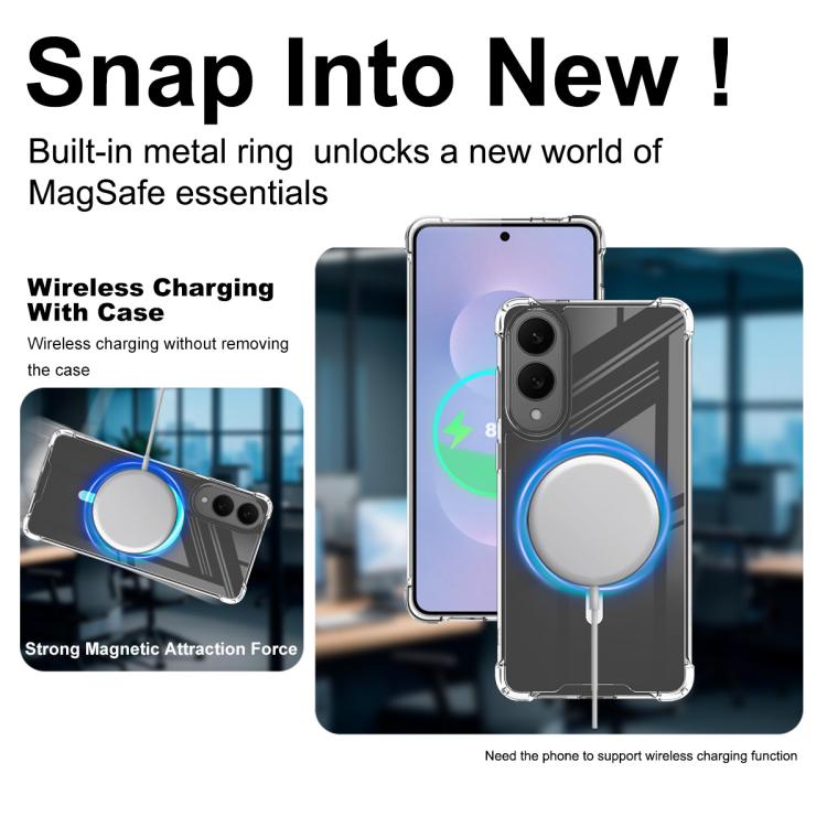 IMAK Space Shield PC + TPU Airbag Shockproof MagSafe Phone Case, For Samsung Galaxy S25 Edge 5G, For Samsung Galaxy S25 5G, For Samsung Galaxy S25+ 5G, For Samsung Galaxy S25 Ultra 5G, For Samsung Galaxy S24 Ultra 5G Samsung Accessories - imak - Mobile Lens - Mobile Camera Lens - Cellphone Accessories - Phone Lens - Smartphone Lens