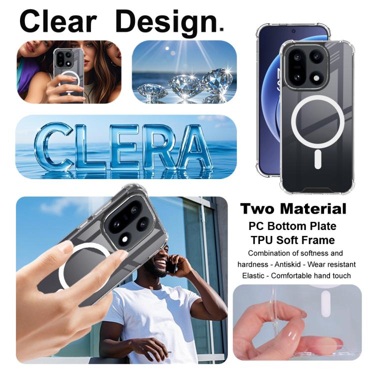 imak Space Shield PC + TPU Airbag Shockproof MagSafe Phone Case, For OnePlus 15, For OnePlus 13 OnePlus &amp; OPPO Accessories - imak - Mobile Lens - Mobile Camera Lens - Cellphone Accessories - Phone Lens - Smartphone Lens