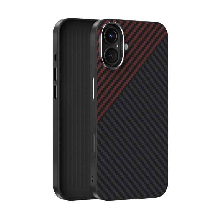 ABEEL C Carbon Fiber Series 6D Micro Relief MagSafe Phone Case, For iPhone 16 Pro, For iPhone 16 Plus, For iPhone 16, For iPhone 15 Pro Max, For iPhone 15 Pro, For iPhone 15 Plus