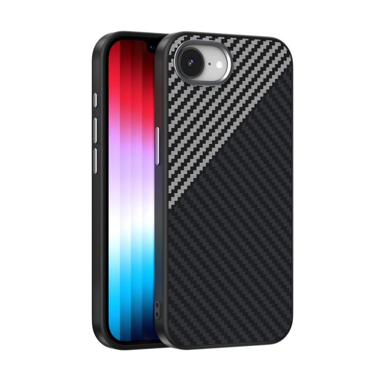 ABEEL C Carbon Fiber Series 6D Micro Relief MagSafe Phone Case, For iPhone 18 Pro / 17 Pro, For iPhone 18 Pro Max / 17 Pro Max, For iPhone 17e / 16e, For iPhone 17, For iPhone Air, For iPhone 16 Pro Max
