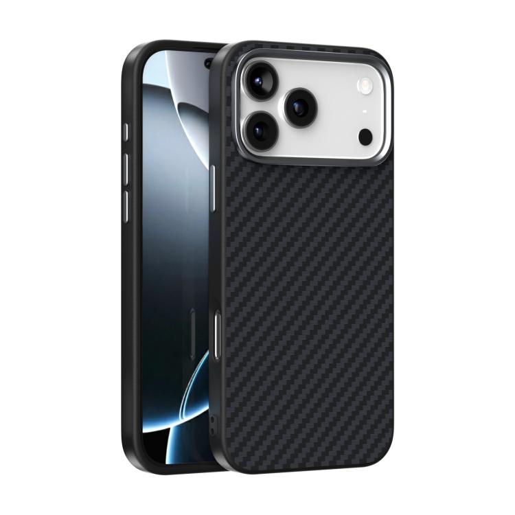 ABEEL C Carbon Fiber Series 6D Micro Relief MagSafe Phone Case, For iPhone 18 Pro / 17 Pro, For iPhone 18 Pro Max / 17 Pro Max, For iPhone 17e / 16e, For iPhone 17, For iPhone Air, For iPhone 16 Pro Max