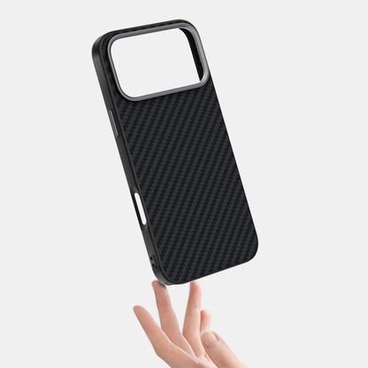 ABEEL C Carbon Fiber Series 6D Micro Relief MagSafe Phone Case, For iPhone 18 Pro / 17 Pro, For iPhone 18 Pro Max / 17 Pro Max, For iPhone 17e / 16e, For iPhone 17, For iPhone Air, For iPhone 16 Pro Max