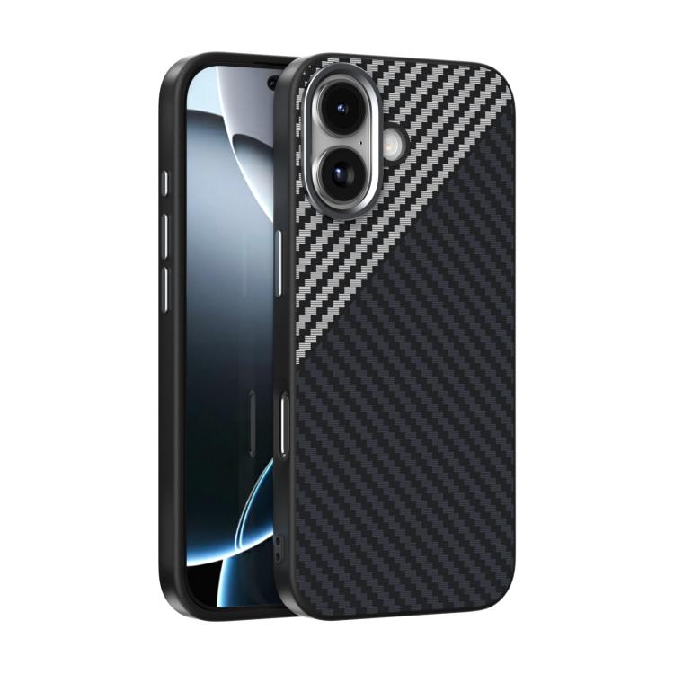 ABEEL C Carbon Fiber Series 6D Micro Relief MagSafe Phone Case, For iPhone 17e / 16e, For iPhone 17 Pro Max, For iPhone 17 Pro, For iPhone 17, For iPhone Air, For iPhone 16 Pro Max