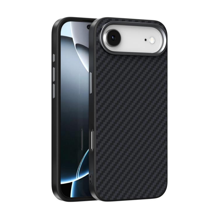 ABEEL C Carbon Fiber Series 6D Micro Relief MagSafe Phone Case, For iPhone 18 Pro / 17 Pro, For iPhone 18 Pro Max / 17 Pro Max, For iPhone 17e / 16e, For iPhone 17, For iPhone Air, For iPhone 16 Pro Max