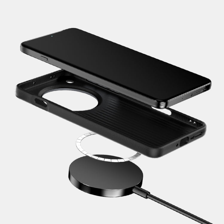 ABEEL C Carbon Fiber Series 6D Micro Relief MagSafe Phone Case, For OPPO Find X8, For OPPO Find X8 Pro