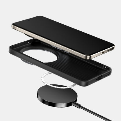 ABEEL C Carbon Fiber Series 6D Micro Relief MagSafe Phone Case, For vivo X200 Pro