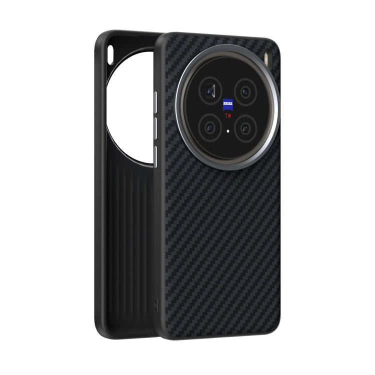 ABEEL C Carbon Fiber Series 6D Micro Relief MagSafe Phone Case, For vivo X200 Pro mini, For vivo X200 Pro