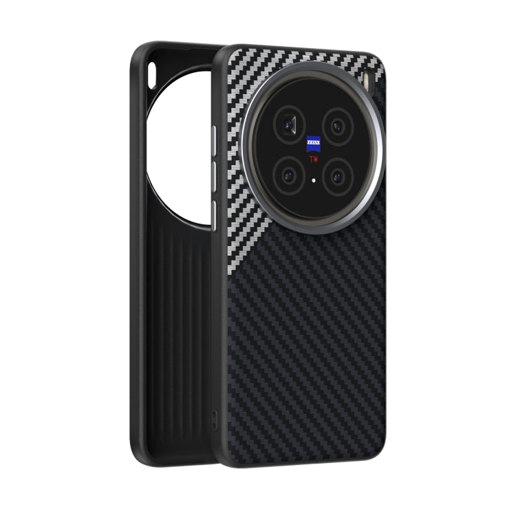 ABEEL C Carbon Fiber Series 6D Micro Relief MagSafe Phone Case, For vivo X200 Pro mini, For vivo X200 Pro