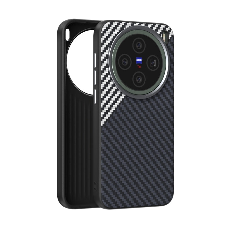 ABEEL C Carbon Fiber Series 6D Micro Relief MagSafe Phone Case, For vivo X200 Pro mini, For vivo X200 Pro