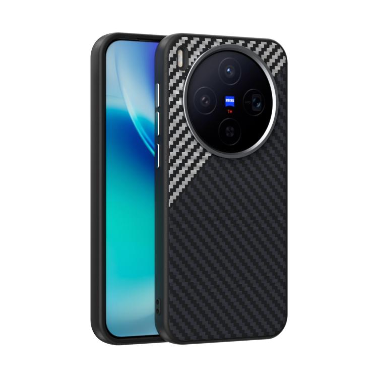 ABEEL C Carbon Fiber Series 6D Micro Relief MagSafe Phone Case, For vivo iQOO 15, For vivo X300 Pro, For vivo X300, For vivo S20, For vivo S20 Pro, For vivo X200