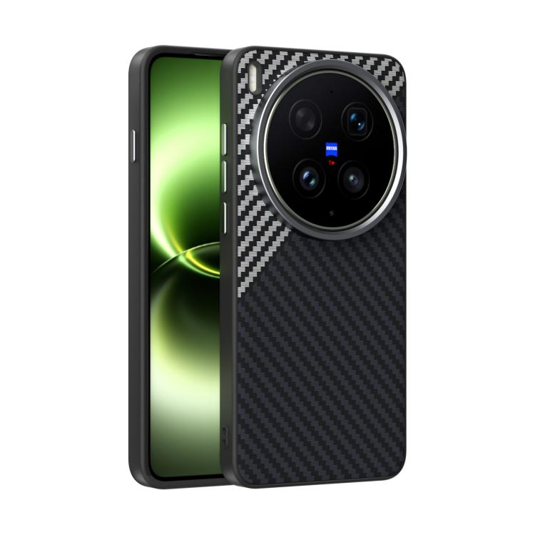 ABEEL C Carbon Fiber Series 6D Micro Relief MagSafe Phone Case, For vivo iQOO Z11x 5G, For vivo iQOO Z11 5G, For vivo X300s, For vivo iQOO 15 Ultra 5G, For vivo X300 Ultra, For vivo iQOO 15