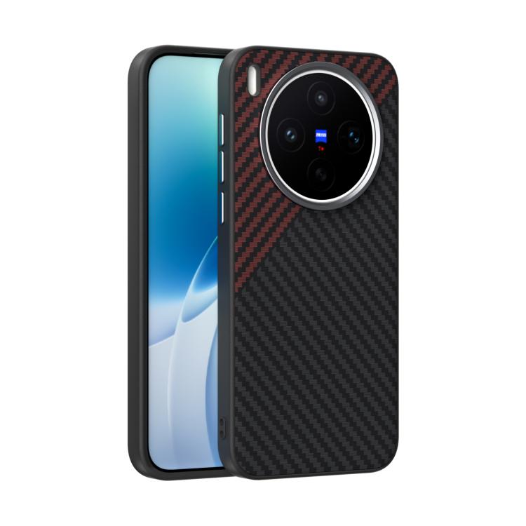 ABEEL C Carbon Fiber Series 6D Micro Relief MagSafe Phone Case, For vivo iQOO Z11x 5G, For vivo iQOO Z11 5G, For vivo X300s, For vivo iQOO 15 Ultra 5G, For vivo X300 Ultra, For vivo iQOO 15
