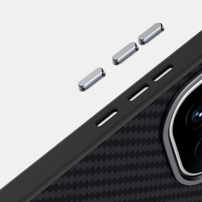 ABEEL C Carbon Fiber Series 6D Micro Relief MagSafe Phone Case, For vivo iQOO 15T 5G, For vivo iQOO Z11x 5G, For vivo iQOO Z11 5G, For vivo X300s, For vivo iQOO 15 Ultra 5G, For vivo X300 Ultra