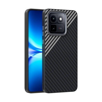 ABEEL C Carbon Fiber Series 6D Micro Relief MagSafe Phone Case, For vivo iQOO 15T 5G, For vivo iQOO Z11x 5G, For vivo iQOO Z11 5G, For vivo X300s, For vivo iQOO 15 Ultra 5G, For vivo X300 Ultra