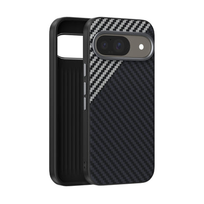 ABEEL C Carbon Fiber Series 6D Micro Relief MagSafe Phone Case, For Google Pixel 9 Pro XL, For Google Pixel 9 Pro, For Google Pixel 9