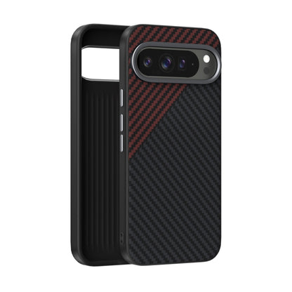 ABEEL C Carbon Fiber Series 6D Micro Relief MagSafe Phone Case, For Google Pixel 9 Pro XL, For Google Pixel 9 Pro, For Google Pixel 9
