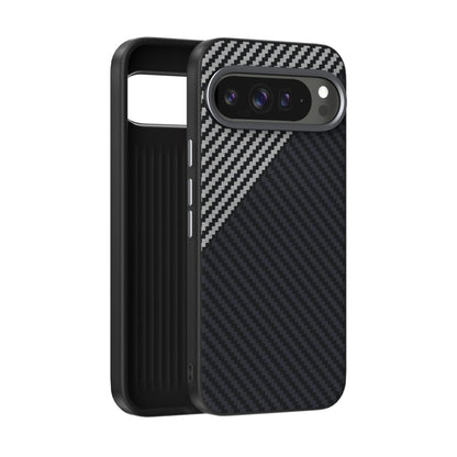 ABEEL C Carbon Fiber Series 6D Micro Relief MagSafe Phone Case, For Google Pixel 9 Pro XL, For Google Pixel 9 Pro, For Google Pixel 9