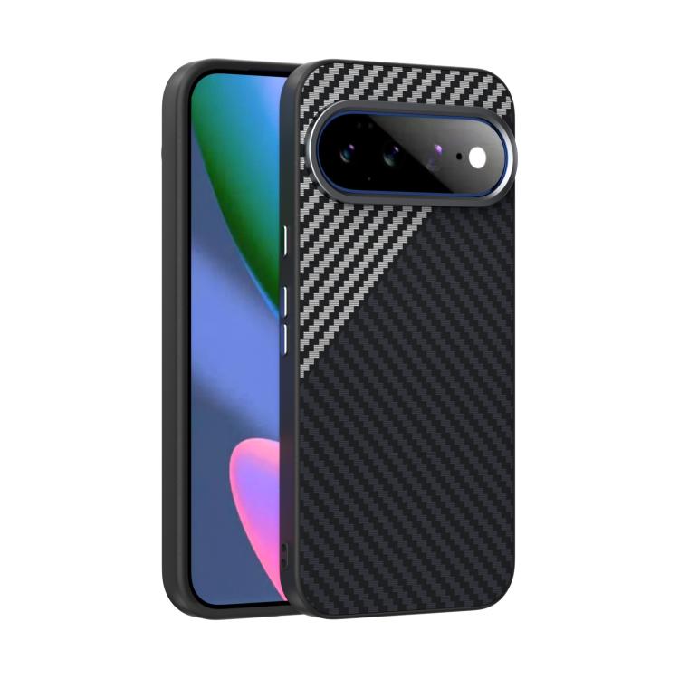 ABEEL C Carbon Fiber Series 6D Micro Relief MagSafe Phone Case, For Google Pixel 11 Pro XL, For Google Pixel 11 / 11 Pro, For Google Pixel 10 Pro XL, For Google Pixel 10 / 10 Pro, For Google Pixel 9a, For Google Pixel 9 Pro XL