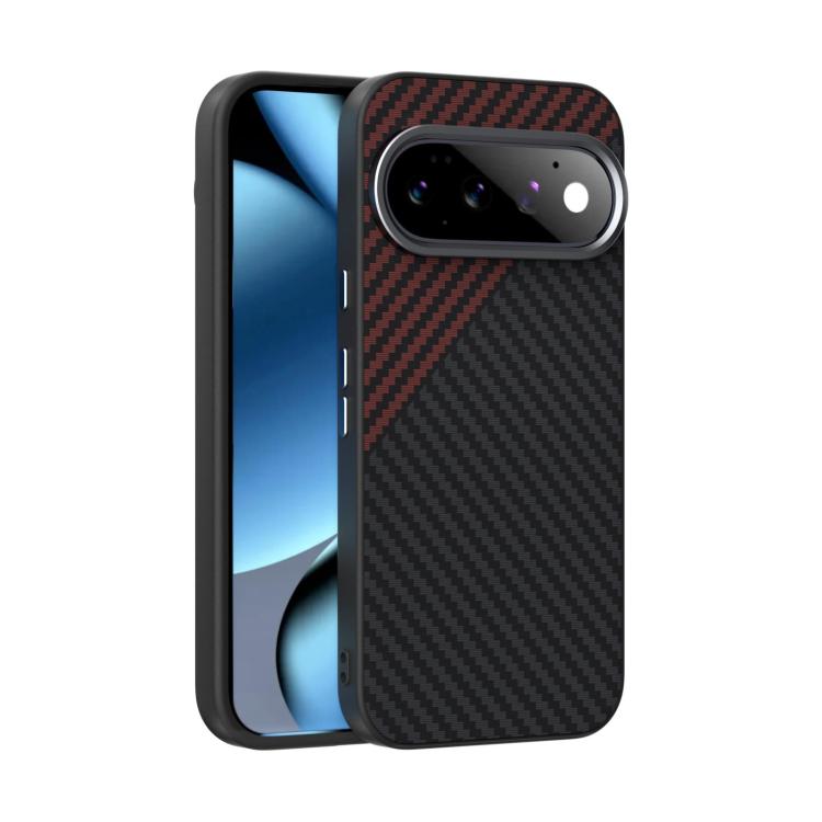 ABEEL C Carbon Fiber Series 6D Micro Relief MagSafe Phone Case, For Google Pixel 11 Pro XL, For Google Pixel 11 Pro, For Google Pixel 11, For Google Pixel 10 Pro XL, For Google Pixel 10 / 10 Pro, For Google Pixel 9a